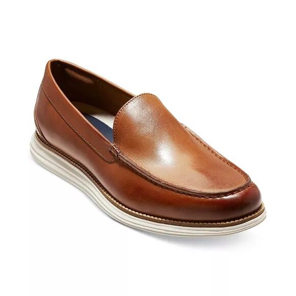 Cole Haan Men's Original Grand Venetian Loafers brown leather sz